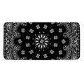Black Paisley Bandana Print Towel