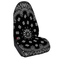 Black Paisley Bandana Print Waterproof Car Seat Cover