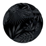 Black Palm Leaf Aloha Pattern Print Basketball