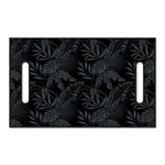 Black Palm Leaf Aloha Pattern Print Golf Cart Seat Cover