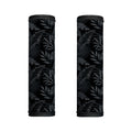 Black Palm Leaf Aloha Pattern Print Handle Covers