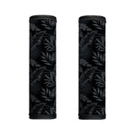 Black Palm Leaf Aloha Pattern Print Handle Covers