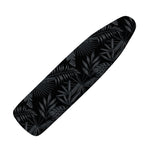 Black Palm Leaf Aloha Pattern Print Ironing Board Cover