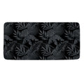Black Palm Leaf Aloha Pattern Print Towel