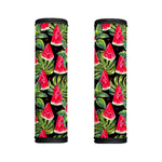 Black Palm Leaf Watermelon Pattern Print Handle Covers