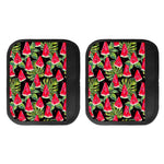 Black Palm Leaf Watermelon Pattern Print Handle Covers