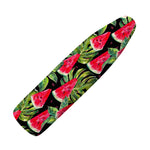 Black Palm Leaf Watermelon Pattern Print Ironing Board Cover