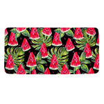 Black Palm Leaf Watermelon Pattern Print Towel