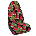 Black Palm Leaf Watermelon Pattern Print Waterproof Car Seat Cover