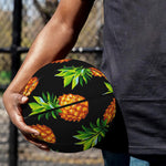 Black Pineapple Pattern Print Basketball