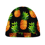 Black Pineapple Pattern Print Beanie