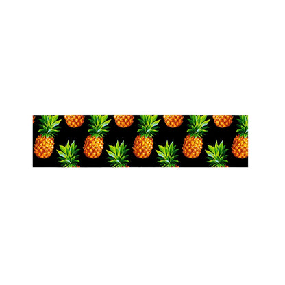 Black Pineapple Pattern Print Bed Runner