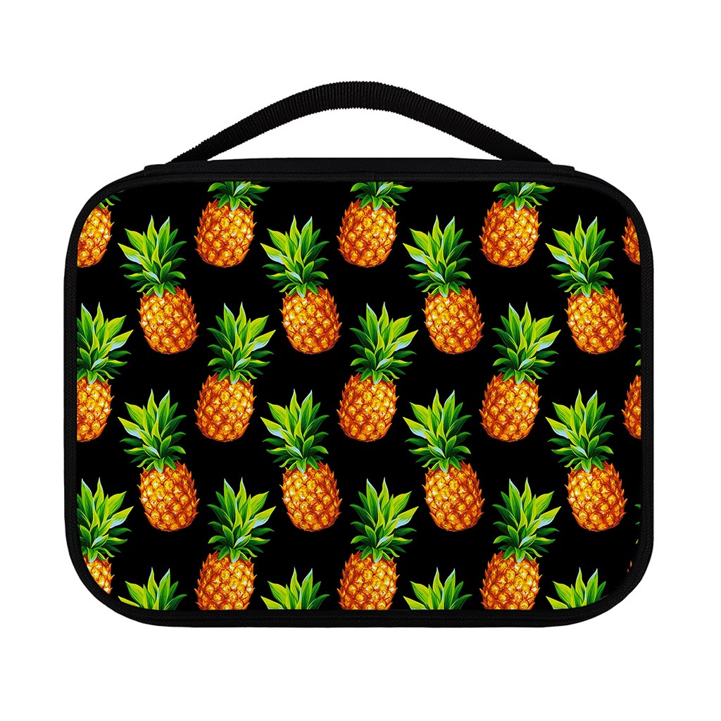 Black Pineapple Pattern Print Classic Bible Case