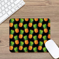 Black Pineapple Pattern Print Mouse Pad