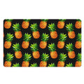 Black Pineapple Pattern Print Polyester Doormat