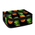 Black Pineapple Pattern Print Small Lunch Bag