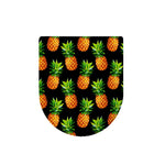 Black Pineapple Pattern Print Toilet Lid Cover