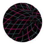 Black Pink And Blue Argyle Pattern Print Basketball