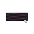 Black Pink And Blue Argyle Pattern Print Extended Mouse Pad