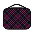 Black Pink And Blue Tartan Pattern Print Classic Bible Case