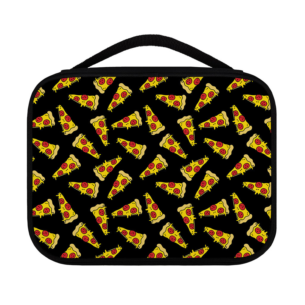 Black Pizza Pattern Print Classic Bible Case