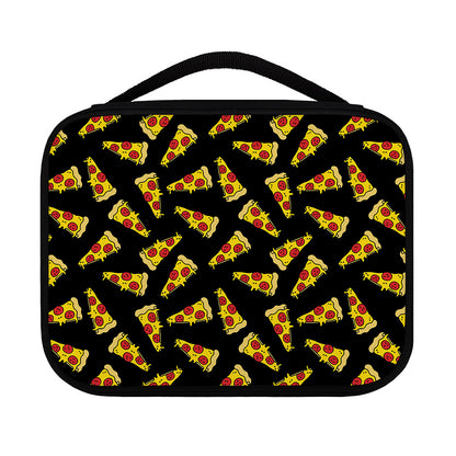 Black Pizza Pattern Print Classic Bible Case