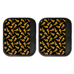 Black Pizza Pattern Print Handle Covers