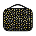Black Plumeria Flower Pattern Print Classic Bible Case