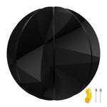 Black Polygonal Geometric Print Basketball