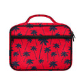 Black Red Palm Tree Pattern Print Briefcase Bible Bag