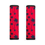 Black Red Palm Tree Pattern Print Handle Covers