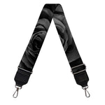 Black Rose Print Bag Strap