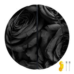 Black Rose Print Basketball