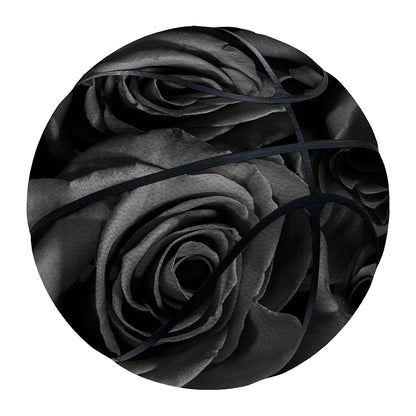 Black Rose Print Basketball