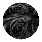 Black Rose Print Basketball