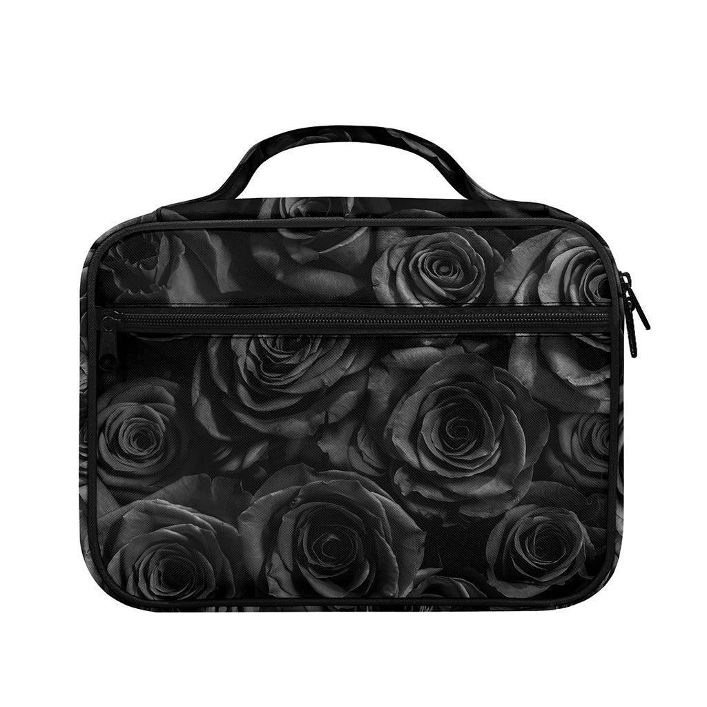 Black Rose Print Briefcase Bible Bag
