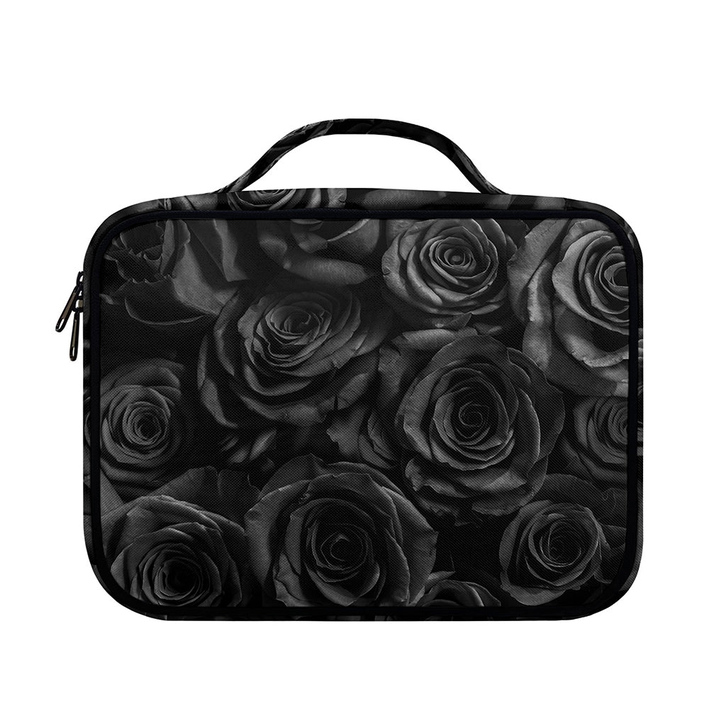 Black Rose Print Briefcase Bible Bag