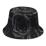 Black Rose Print Bucket Hat