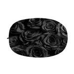 Black Rose Print Car Side Mirror Covers