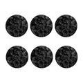 Black Rose Print Coaster Set