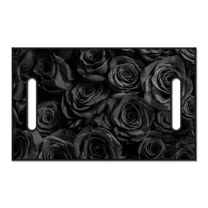 Black Rose Print Golf Cart Seat Cover