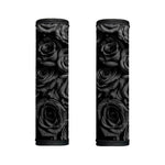 Black Rose Print Handle Covers