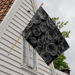 Black Rose Print House Flag