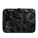 Black Rose Print Laptop Sleeve