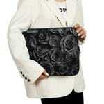 Black Rose Print Laptop Sleeve