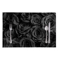 Black Rose Print Placemat