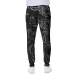 Black Rose Print Scuba Joggers
