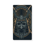 Black Samurai Mask Print Baby Crib Sheet
