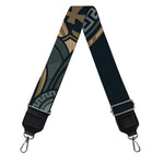 Black Samurai Mask Print Bag Strap