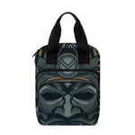 Black Samurai Mask Print Bible Tote Bag